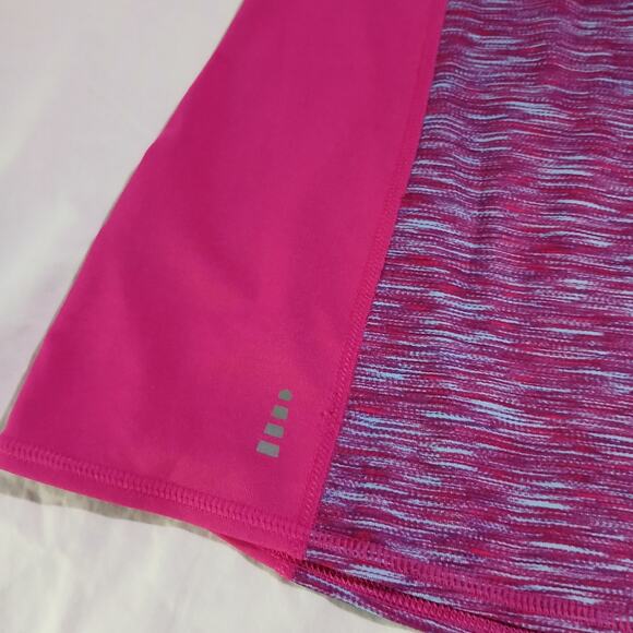 Lands End Sport LS Rash Guard swim shirt Sz S (6-8) pink athletic top - Picture 3 of 10